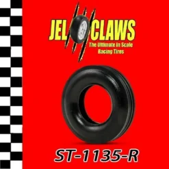 ST 1135-R 1/32 Scale Slot Car Tire For Early Revell, Marx 2-Piece Wheel, Ferrari, GTO & Others With Aluminum Chassis
