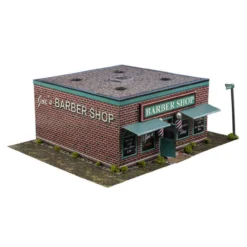 BK 6409 1:64 Scale "Barber Shop" Photo Real Scale Building Kit -Innovative Hobby Supply shop s l1600 35801.1641508404