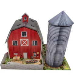 BK 6455 1:64 Scale "Red Barn And Silo" Photo Real Scale Building Kit 14 BK 6455 1:64 Scale "Red Barn And Silo" Photo Real Scale Building Kit -Innovative Hobby Supply shop s l1600 38399.1674667244