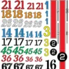 MG 6420-1 Ultracal Vintage Racing Numbers Style 1 Decals 1:24 Scale -Innovative Hobby Supply shop s l1600 39870.1640213743