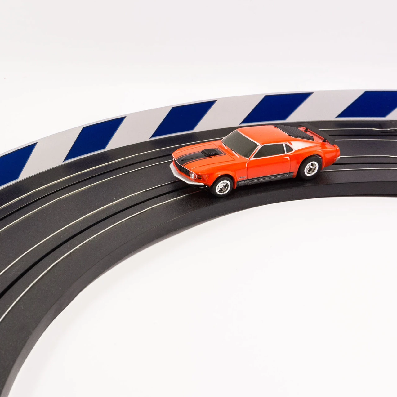 PL 5053 AFX Slot Car Guard Rail Set - PhotoReal FITS: 1/64 & 1/43 Scale Aurora, Model Motoring -Style 4 Blue 5 PL 5053 AFX Slot Car Guard Rail Set - PhotoReal FITS: 1/64 & 1/43 Scale Aurora, Model Motoring -Style 4 Blue - Image 3