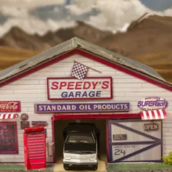 BK 6422 1:64 Scale "Speedy's Garage" Photo Real Scale Building Kit -Innovative Hobby Supply shop s l1600 42842.1641507888