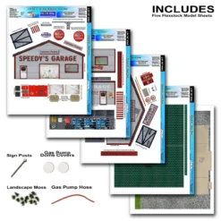 BK 6422 1:64 Scale "Speedy's Garage" Photo Real Scale Building Kit -Innovative Hobby Supply shop s l1600 42911.1641507888