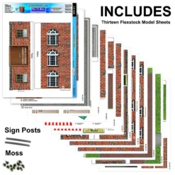 BK 3207 1:32 Scale Hotel Building Kit -Innovative Hobby Supply shop s l1600 43897.1641854408