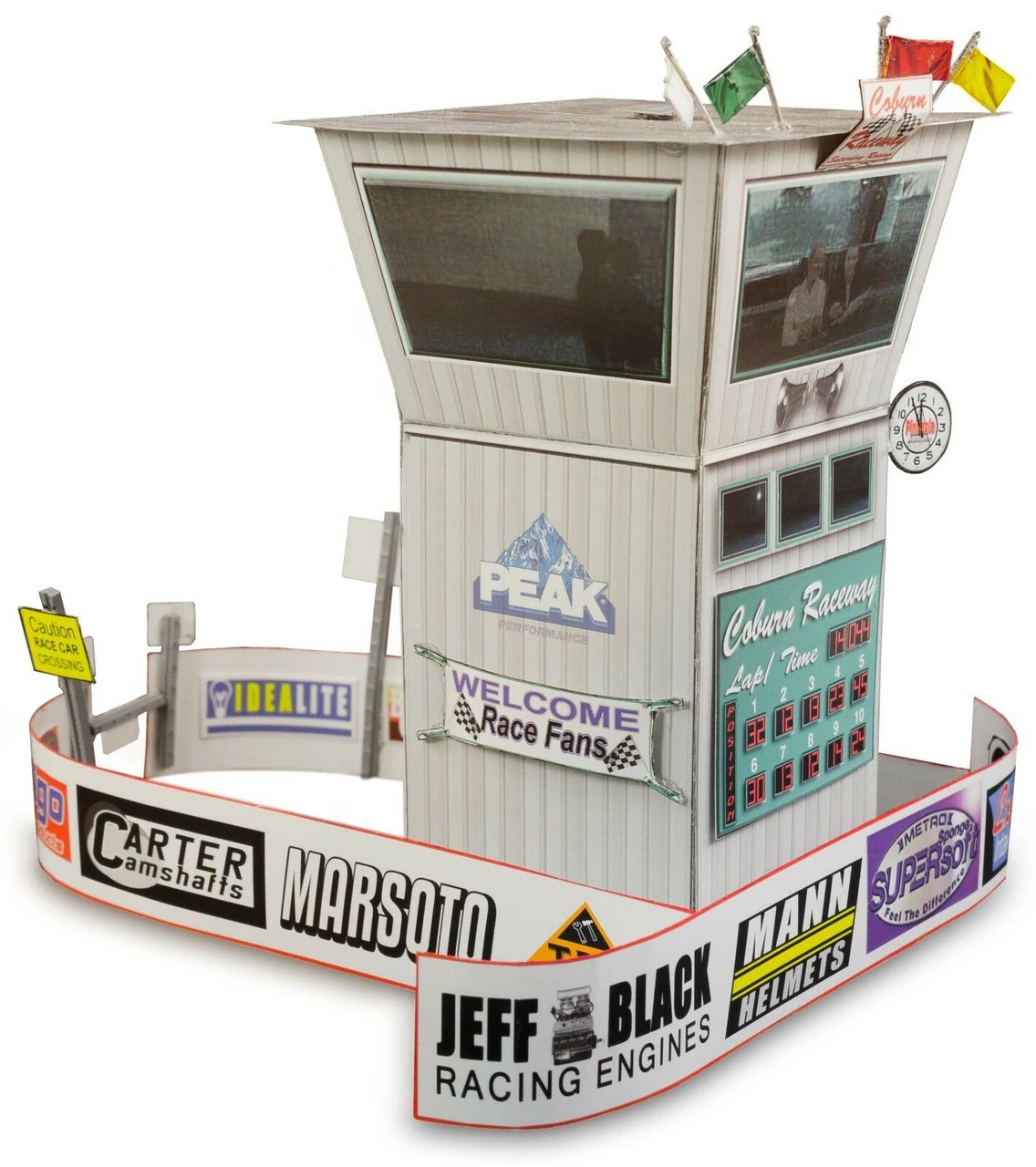 BK 4813 1:48 Scale "Race Tower" Photo Real Scale Building Kit 6 BK 4813 1:48 Scale "Race Tower" Photo Real Scale Building Kit - Image 4