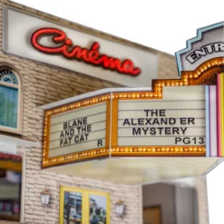 BK 6454 1:64 Scale "Cinema Building" Photo Real Scale Building Kit -Innovative Hobby Supply shop s l1600 54230.1674667779