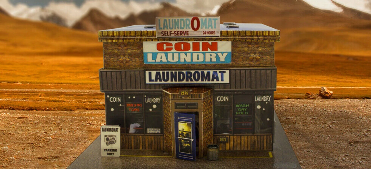 BK 4834 1:48 Scale Slot Car HO Laundry Laundromat Building Kit 5 BK 4834 1:48 Scale Slot Car HO Laundry Laundromat Building Kit - Image 3