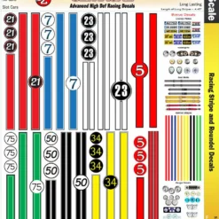 MG 3303 Ultracal Racing Stripes And Roundel Decals For 1:32 Scale Applications