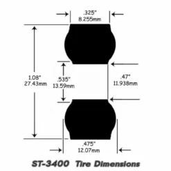 ST 3400 1/24 Scale Slot Car Tire For Vintage Cox -Innovative Hobby Supply shop s l1600 60745.1640901151