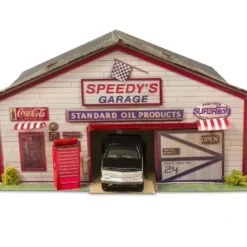 BK 6422 1:64 Scale "Speedy's Garage" Photo Real Scale Building Kit