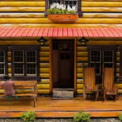 BK 6416 1:64 Scale "Log Cabin" Photo Real Scale Building Kit -Innovative Hobby Supply shop s l1600 65435.1641508301