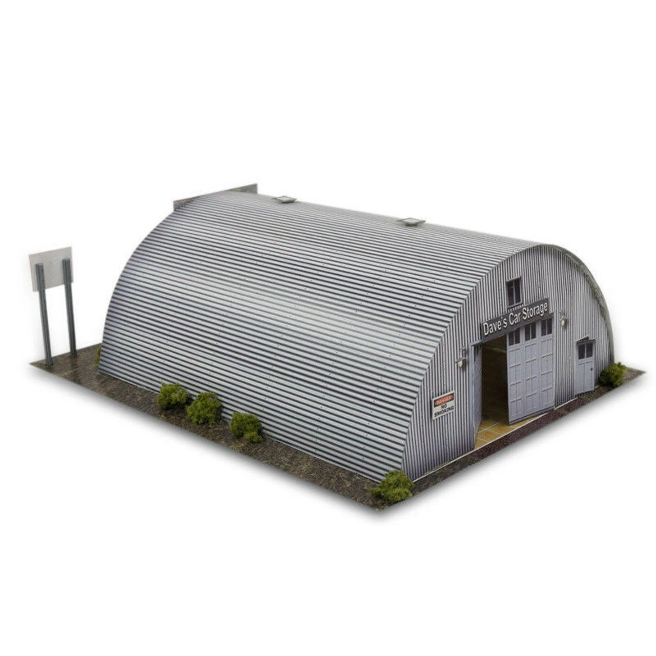 BK 8710 1:87 Scale "Quonset Hut & Train Station" Photo Real Scale Building Kit 9 BK 8710 1:87 Scale "Quonset Hut & Train Station" Photo Real Scale Building Kit - Image 7