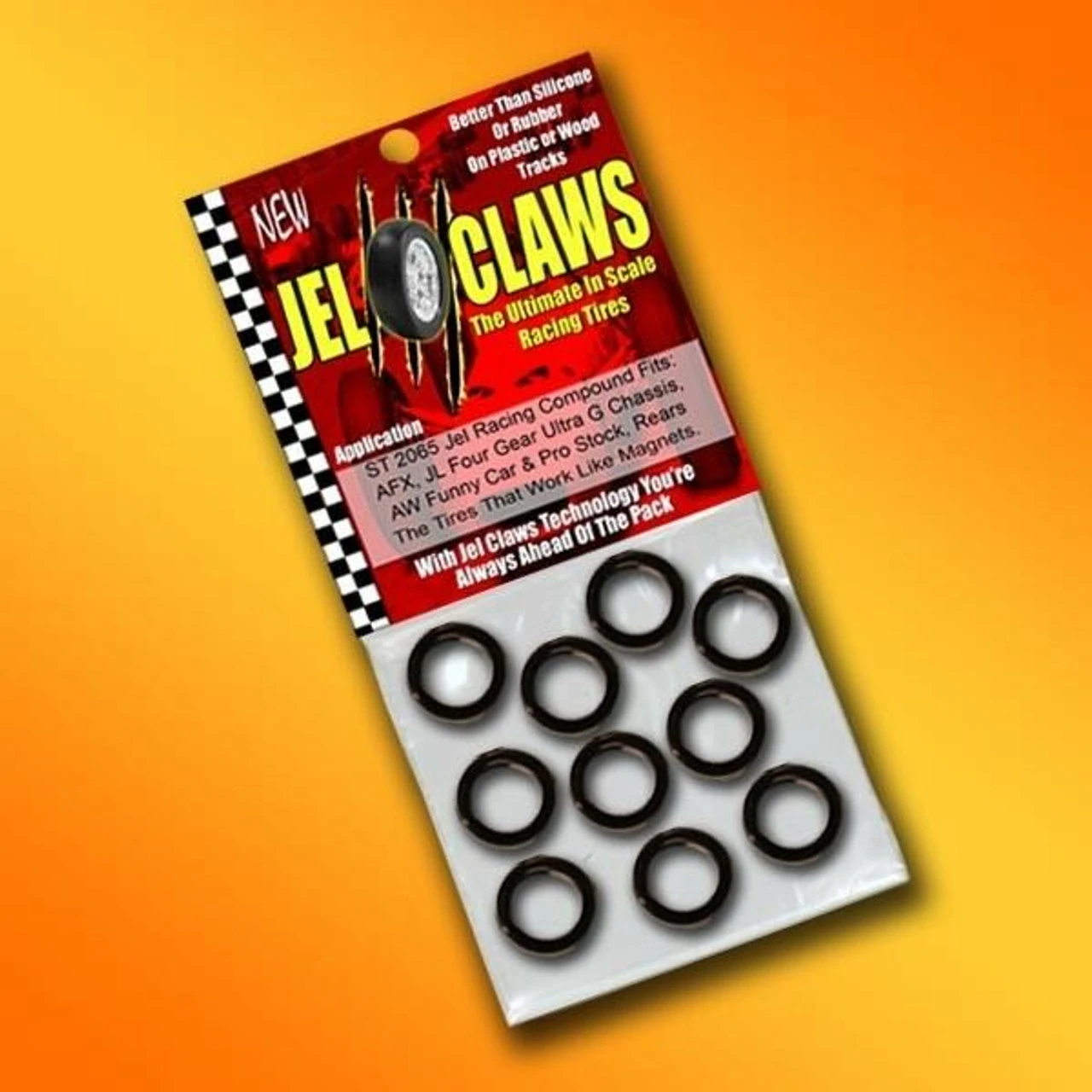 ST 2065 1/64 HO Scale Slot Car Tire For AFX, JL, AW Four Gear Ultra G Chassis, Rears 4 ST 2065 1/64 HO Scale Slot Car Tire For AFX, JL, AW Four Gear Ultra G Chassis, Rears - Image 2