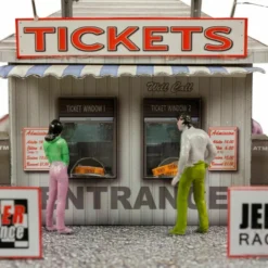BK 3206 1:32 Scale Ticket & Gate Entrance Model Building Kit -Innovative Hobby Supply shop s l1600 67217.1641854421