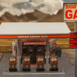 BK 4808 1:48 Scale "Modern Gas Station" Photo Real Scale Building Kit -Innovative Hobby Supply shop s l1600 69222.1641853964