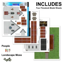 BK 4839 1:48 Scale Church Model Building Kit -Innovative Hobby Supply shop s l1600 70270.1641853524