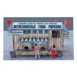 BK 6419 1:64 Scale "Drive In Theatre" Photo Real Scale Building Kit -Innovative Hobby Supply shop s l1600 70688.1641507945