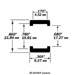 ST 1070-F 1/32 Slot Car Tire For Carrera '41 Willys Gasser And '32 Ford Hot Rod - Fronts -Innovative Hobby Supply shop s l1600 73781.1640213800