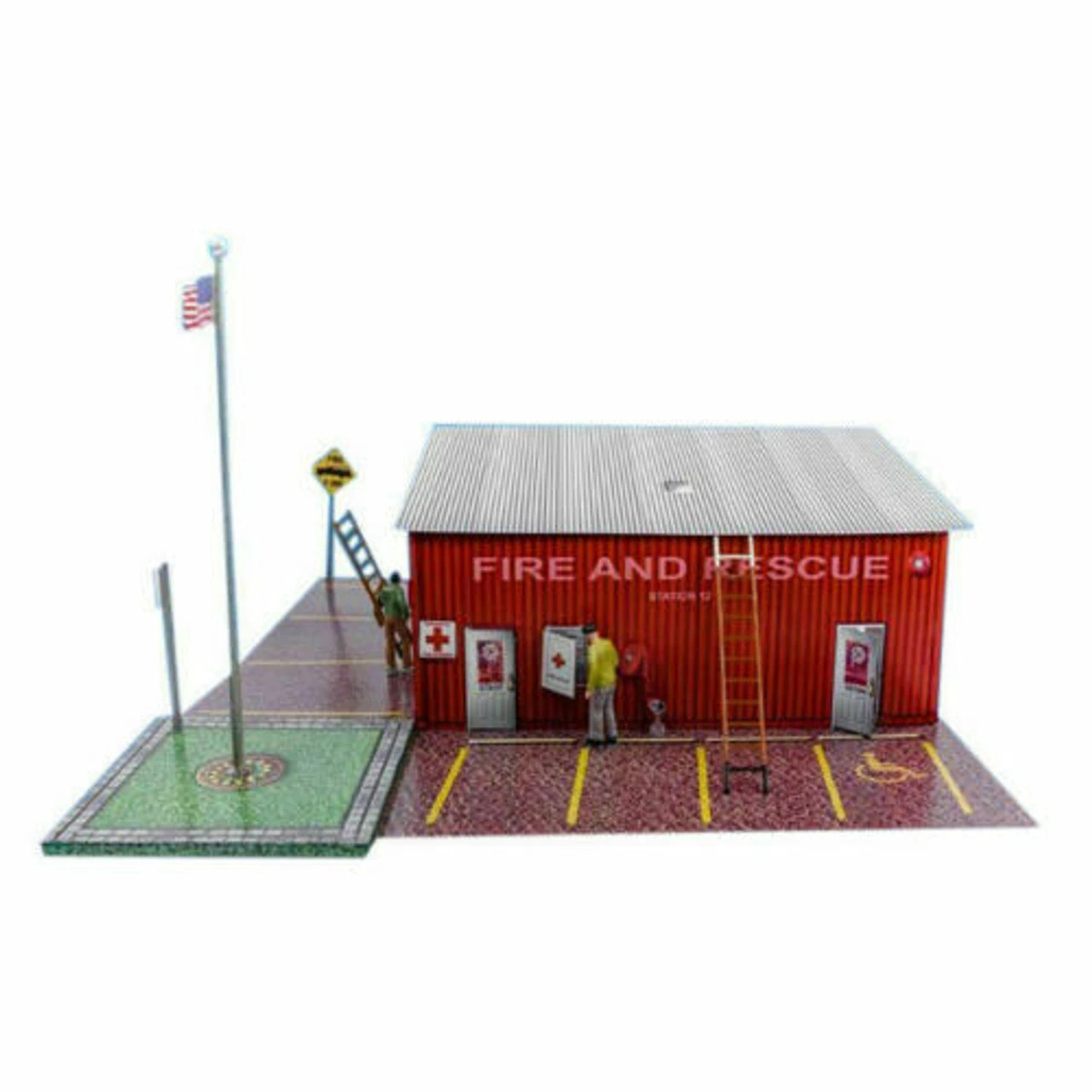BK 3214 1:32 Scale Fire Department Building Kit 11 BK 3214 1:32 Scale Fire Department Building Kit - Image 9