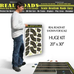 MG 9003 1/64 Scale Model Real Roads STYLE-3 Straight Roads -Innovative Hobby Supply shop s l1600 76022.1640903626
