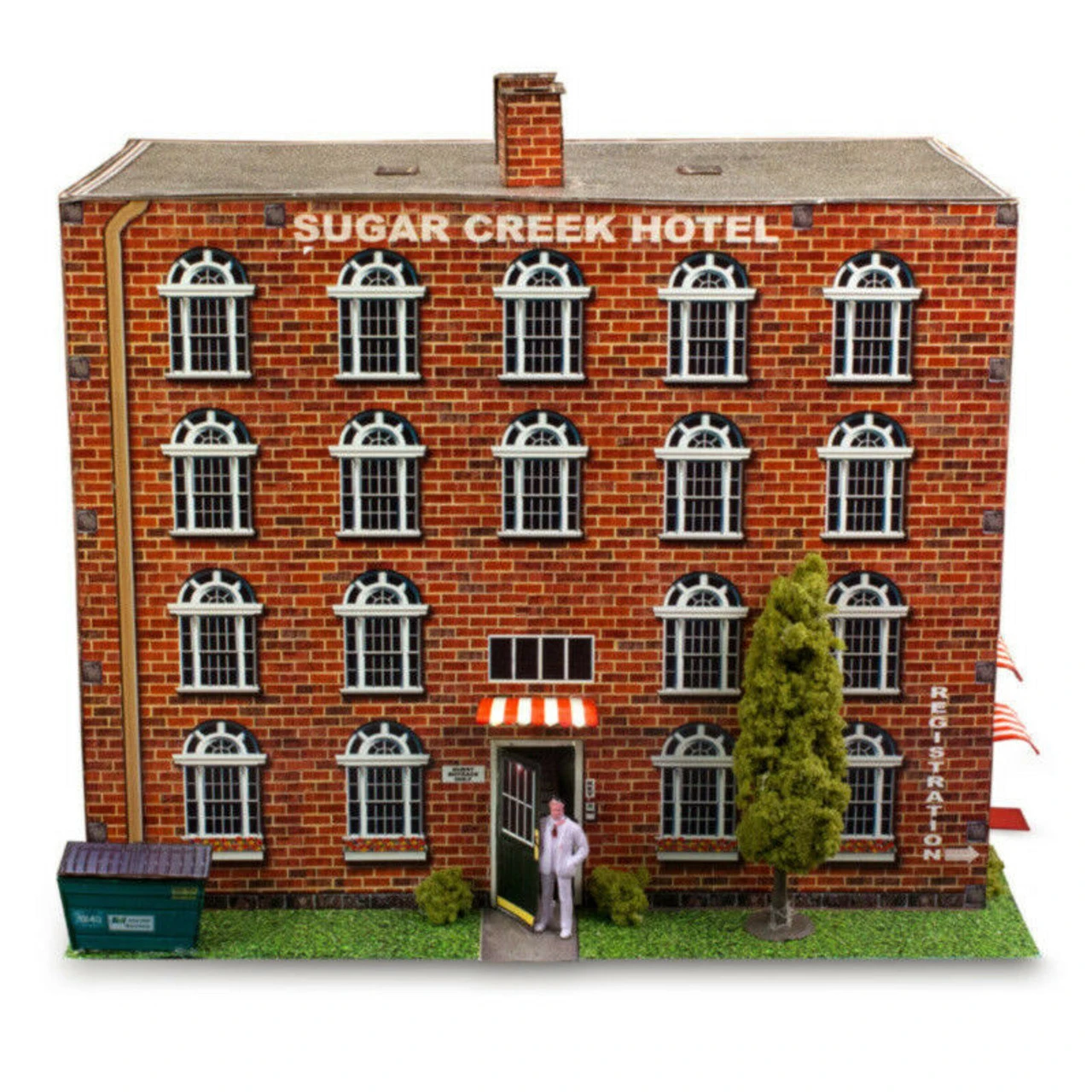 BK 4807 1:48 Scale "Hotel" Photo Real Scale Building Kit 11 BK 4807 1:48 Scale "Hotel" Photo Real Scale Building Kit - Image 9