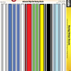 MG 3404 Ultracal Racing Stripe And Decals For 1:24 Scale Applications