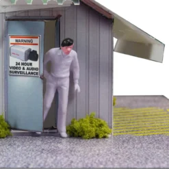 BK 4810 1:48 Scale "Commercial Steel Garage" Photo Real Scale Building Kit -Innovative Hobby Supply shop s l1600 78590.1641853883