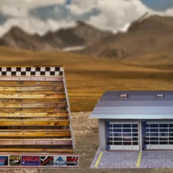 BK 8712 1:87 Scale "Four Stall Pit Garage & Bleachers" Photo Real Scale Building Kit 23 BK 8712 1:87 Scale "Four Stall Pit Garage & Bleachers" Photo Real Scale Building Kit -Innovative Hobby Supply shop s l1600 79043.1641506656