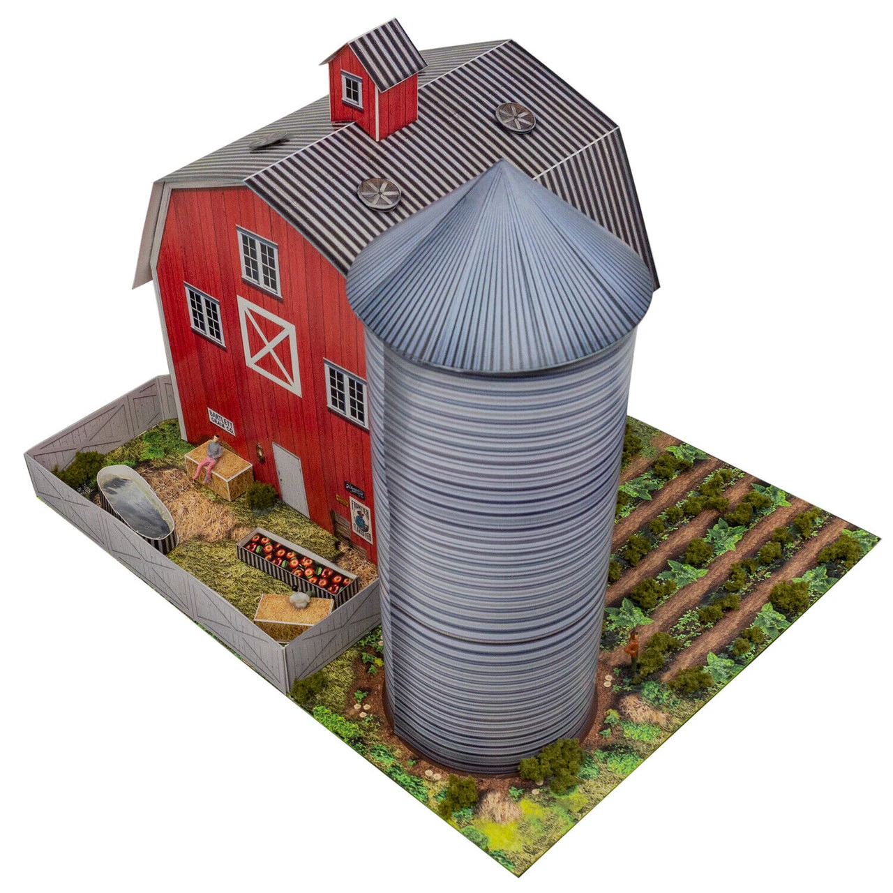 BK 6455 1:64 Scale "Red Barn And Silo" Photo Real Scale Building Kit 9 BK 6455 1:64 Scale "Red Barn And Silo" Photo Real Scale Building Kit - Image 7