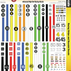 MG 3203 Ultracal Racing Stripes And Roundel Decals 1:43 Scale