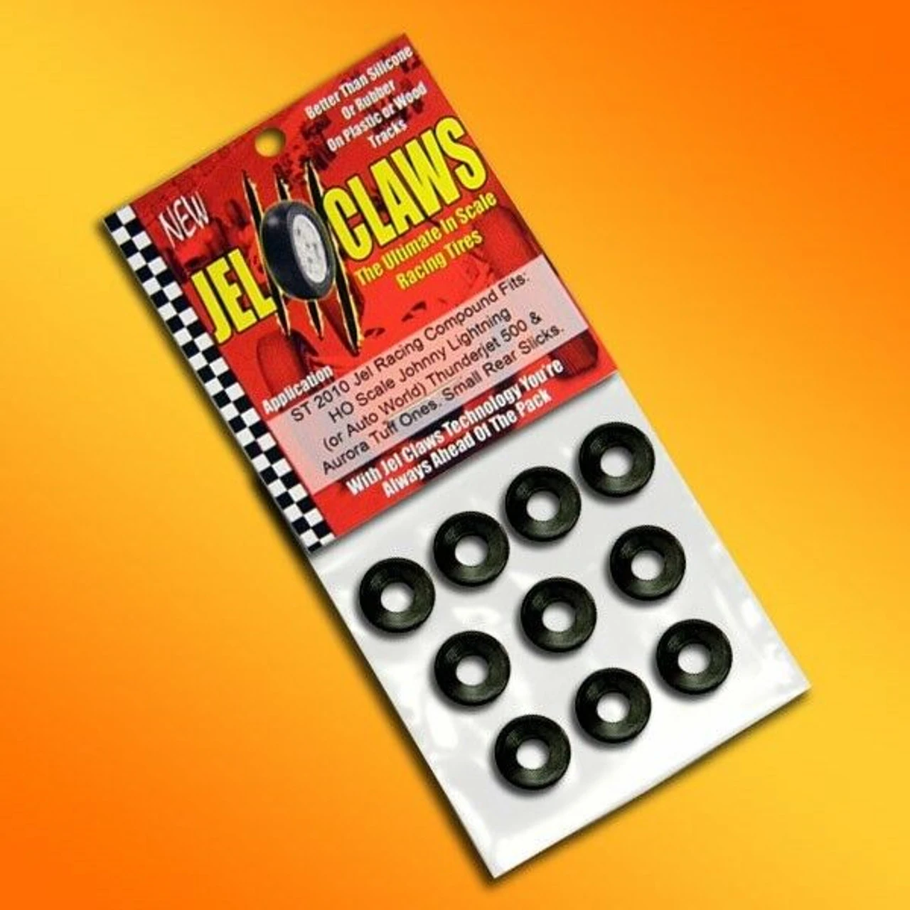 ST 2010 1/64 HO Scale Slot Car Tire For Johnny Lightning Thunderjet 500 & Aurora Tuff Ones 4 ST 2010 1/64 HO Scale Slot Car Tire For Johnny Lightning Thunderjet 500 & Aurora Tuff Ones - Image 2