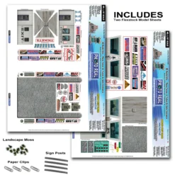 BK 8701 1:87 Scale "Race Tower & Ticket Gate Entrance" Photo Real Scale Building Kit -Innovative Hobby Supply shop s l1600 81528.1641507465