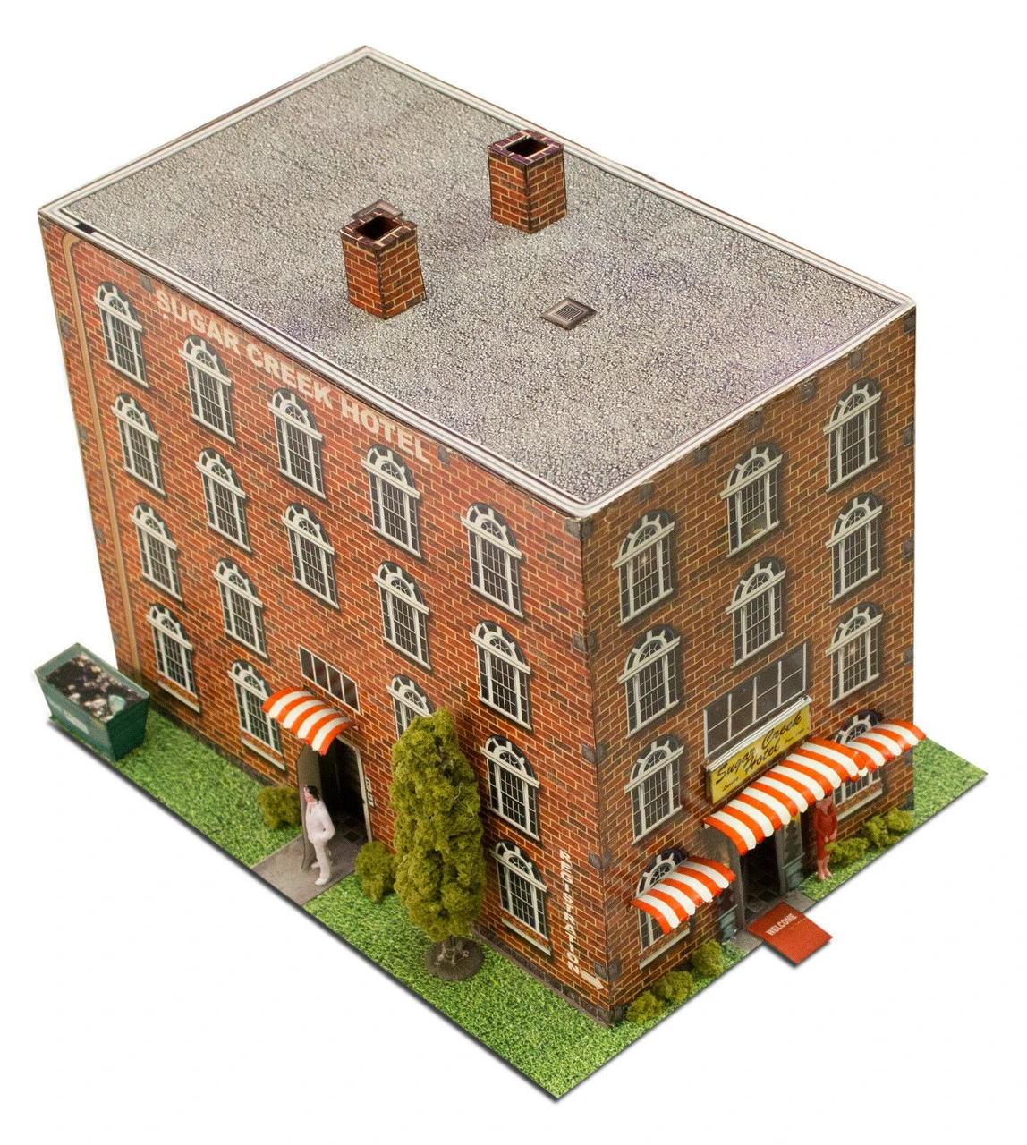 BK 4807 1:48 Scale "Hotel" Photo Real Scale Building Kit 5 BK 4807 1:48 Scale "Hotel" Photo Real Scale Building Kit - Image 3