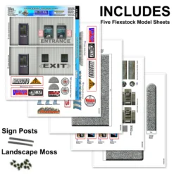 BK 3206 1:32 Scale Ticket & Gate Entrance Model Building Kit -Innovative Hobby Supply shop s l1600 83208.1641854421