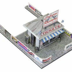 BK 3206 1:32 Scale Ticket & Gate Entrance Model Building Kit -Innovative Hobby Supply shop s l1600 90576.1641854421