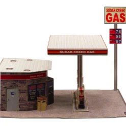 BK 6408 1:64 Scale "Gas Station" Photo Real Scale Building Kit -Innovative Hobby Supply shop s l1600 90701.1641508442