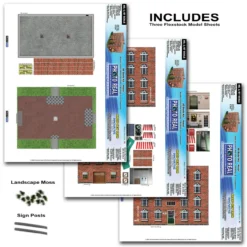 BK 8708 1:87 Scale "Hotel" Photo Real Scale Building Kit -Innovative Hobby Supply shop s l1600 92579.1641506810