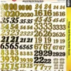 MG 3423 Utracal - Vintage Gold Racing Numbers - High Definition Racing Decals For 1:24 Scale -Innovative Hobby Supply shop s l1600 93771.1640213669