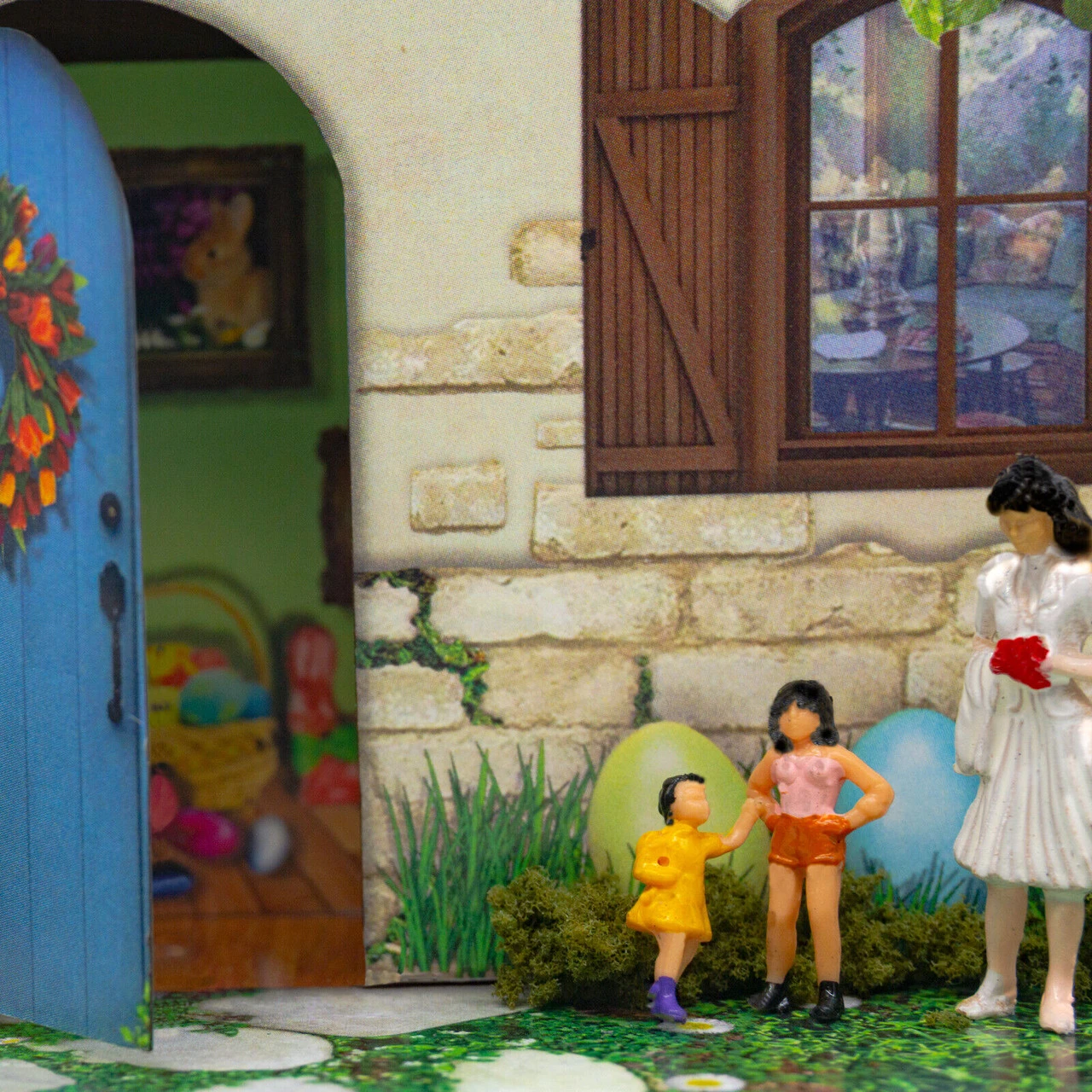 BK 4842 1:48 Scale "Easter Bunny House" Photo Real Scale Building Kit 11 BK 4842 1:48 Scale "Easter Bunny House" Photo Real Scale Building Kit - Image 9