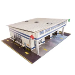 BK 6442 1:64 Scale Slot Car HO Pre-Race Inspection Station Building Kit