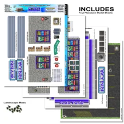 BK 6435 1/64 Slot Car HO Wynn Auto Parts Store Photo Real Kit Model Diorama Scenery -Innovative Hobby Supply shop s l1600 99490.1641507637