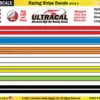 MG 6104-2 UltraCal Racing Stripe Decals Style 2 Red Blue Orange 1:64 Scale 2 MG 6104-2 UltraCal Racing Stripe Decals Style 2 Red Blue Orange 1:64 Scale -Innovative Hobby Supply shop s l500 77530.1674581365