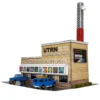 BK 6463 1:64 Scale "Untold Radio Station" Photo Real Scale Building Kit -Innovative Hobby Supply shop windows full 57520.1695408720